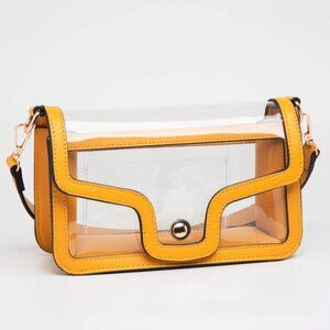 New Mustard Yellow Clear Stadium-Approved Gameday Shoulder Bag Concert & Sport
